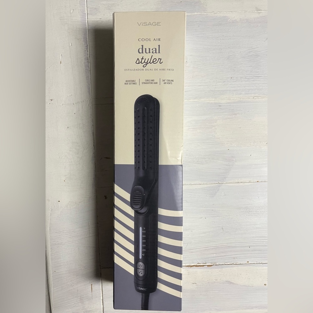 Visage Cool Air Dual Styler in Black